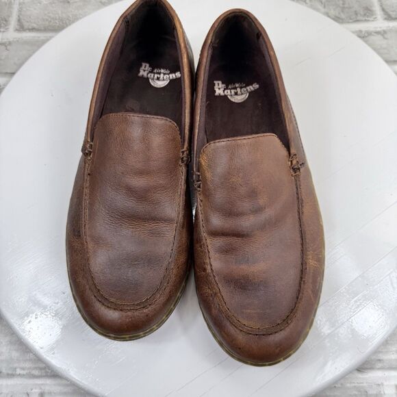 Dr. Martens Marlow Size Men’s 9 M Brown Leather Slip On Comfort Loafers - Picture 9 of 12
